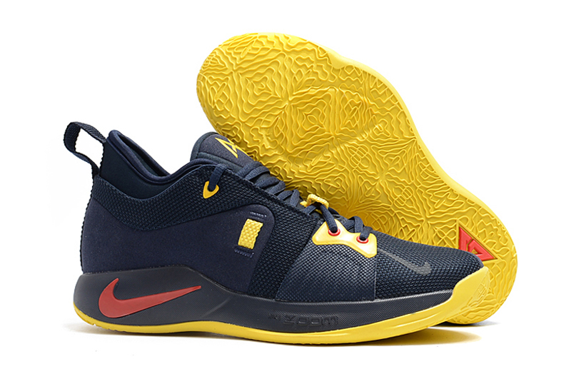 Nike PG 2 Black Yellow Red Basketball Shoes